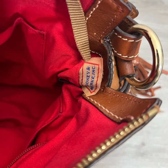 Dooney and Bourke Pebble Grain Tassel Shoulder Bag - Picture 7 of 7